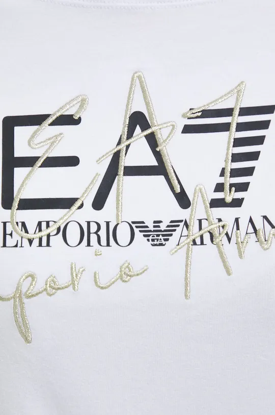 bela Kratka majica EA7 Emporio Armani
