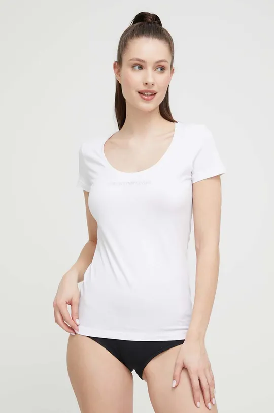 biały Emporio Armani Underwear t-shirt lounge Damski