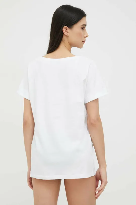 Бавовняна футболка lounge Emporio Armani Underwear білий