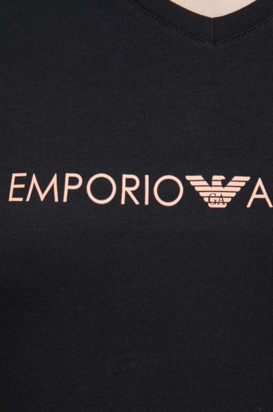 μαύρο Μπλουζάκι lounge Emporio Armani Underwear