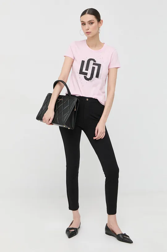 rosa Liu Jo t-shirt in cotone Donna