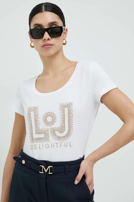 bianco Liu Jo t-shirt in cotone Donna