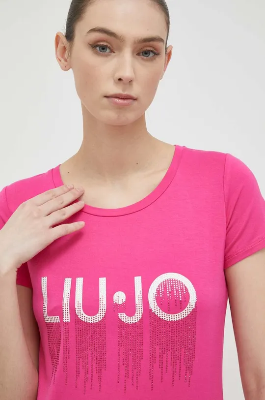 Μπλουζάκι Liu Jo ροζ