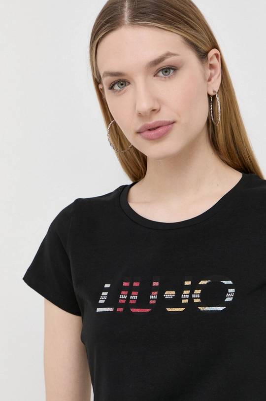 czarny Liu Jo t-shirt