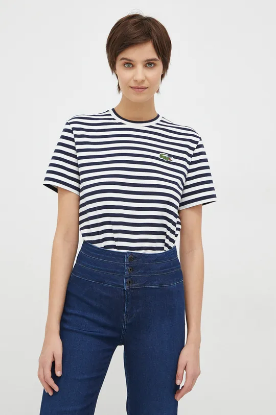 navy Lacoste cotton t-shirt Women’s