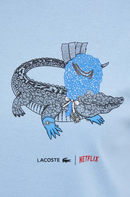 Βαμβακερό μπλουζάκι Lacoste x Netflix Γυναικεία