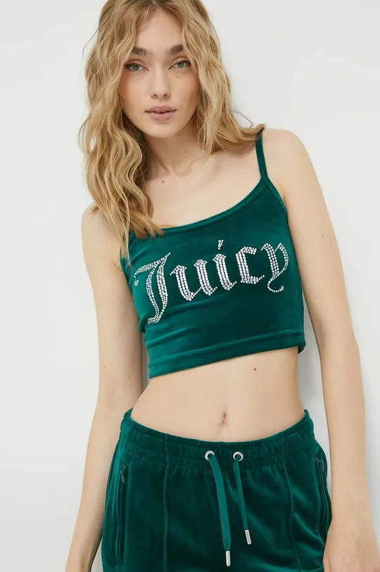 zelena Top Juicy Couture Rain Ženski