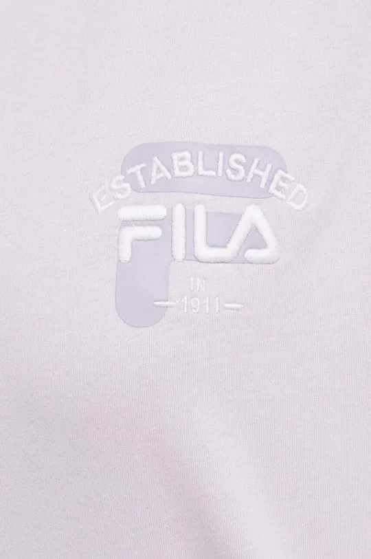 Хлопковая футболка Fila