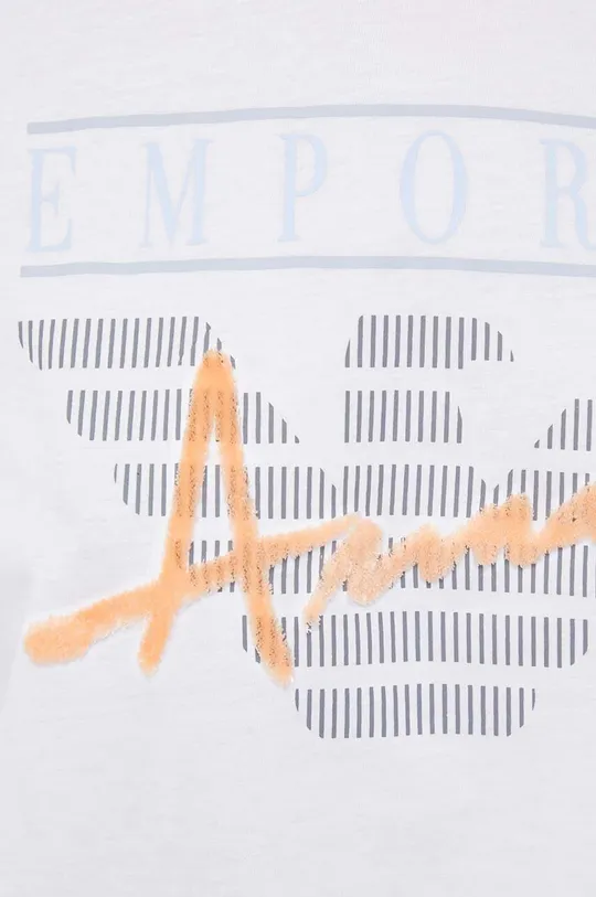 Βαμβακερό μπλουζάκι Emporio Armani Γυναικεία