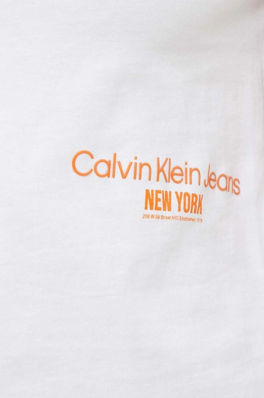 Βαμβακερό μπλουζάκι Calvin Klein Jeans Γυναικεία