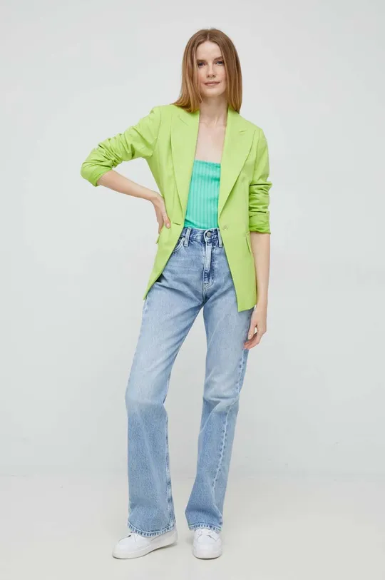 Top Calvin Klein Jeans πράσινο