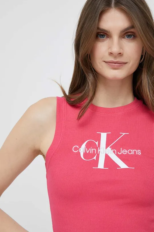 розовый Топ Calvin Klein Jeans