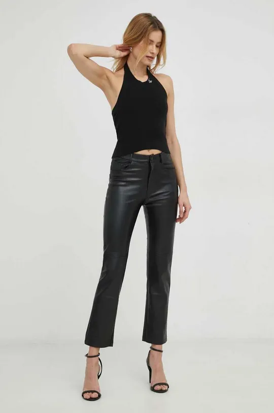 Top Calvin Klein Jeans μαύρο