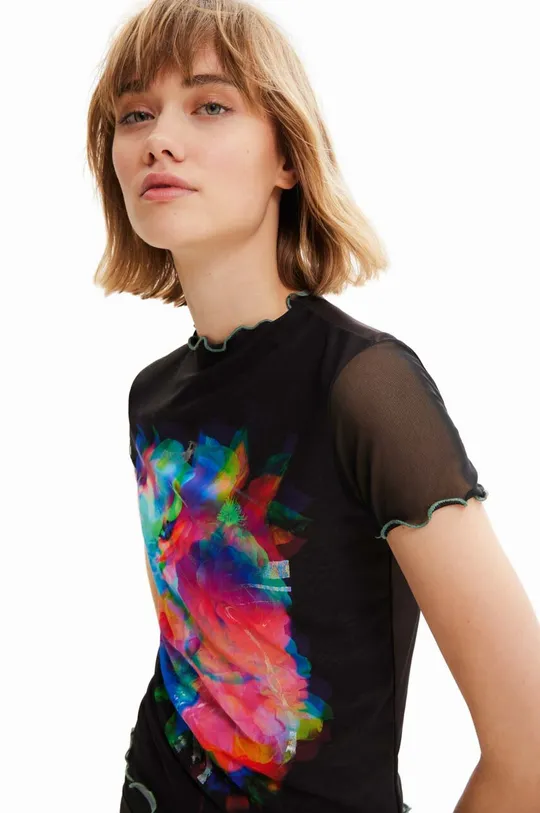 Desigual t-shirt czarny