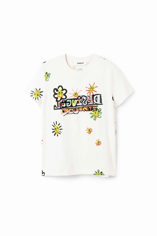 Хлопковая футболка Desigual Женский