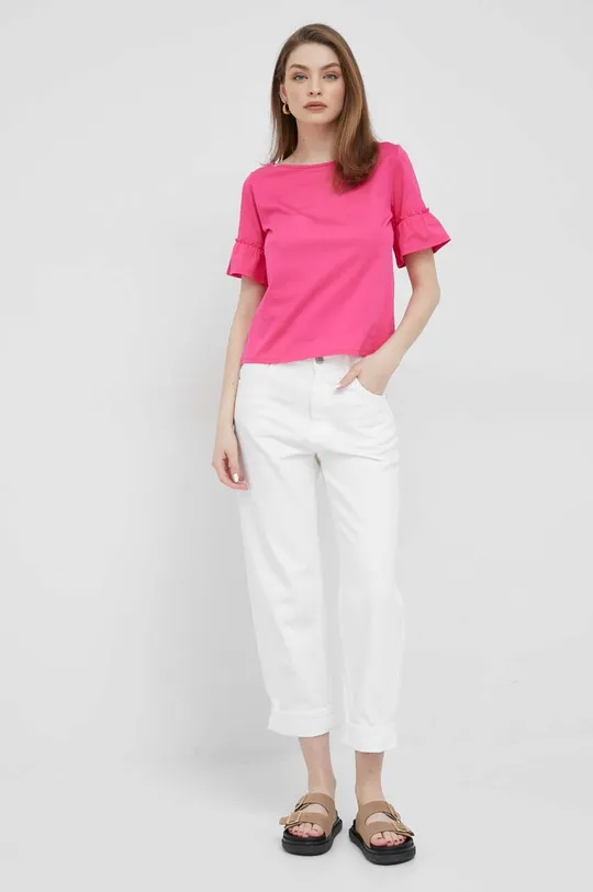 Pennyblack t-shirt bawełniany różowy
