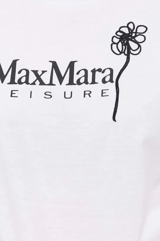 Βαμβακερό μπλουζάκι Max Mara Leisure Γυναικεία