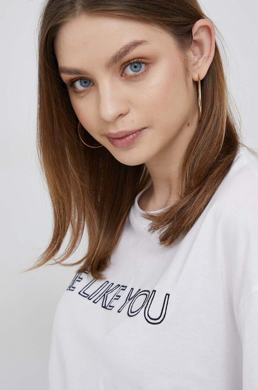 United Colors Of Benetton Mädchen Langarm-T-Shirt – 100% Baumwolle, Wasserdruck, Streifen