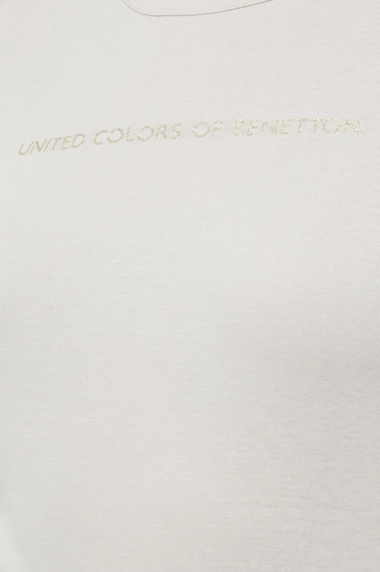 Хлопковая футболка United Colors of Benetton Женский