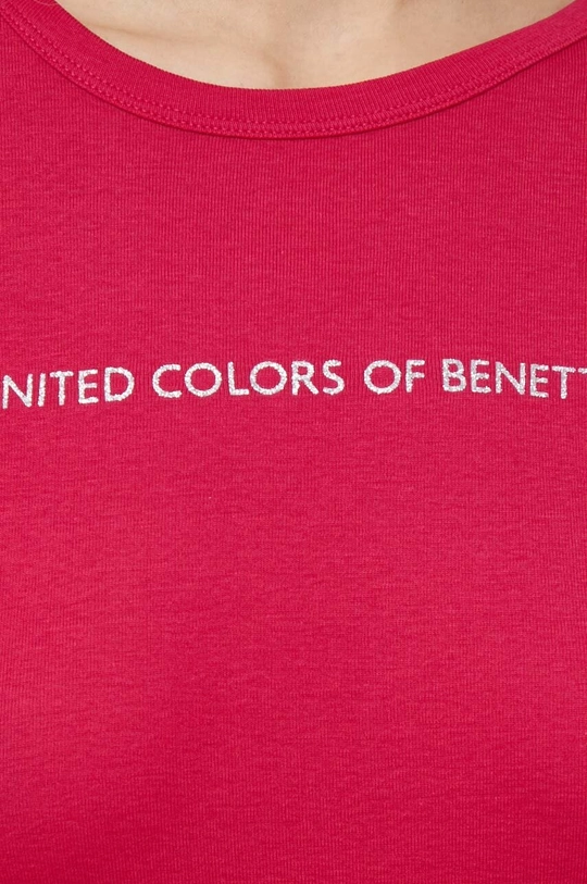 Βαμβακερό μπλουζάκι United Colors of Benetton Γυναικεία