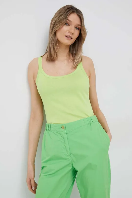 πράσινο Βαμβακερό Top United Colors of Benetton Γυναικεία