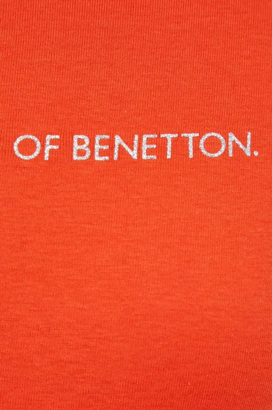 Хлопковая футболка United Colors of Benetton Женский