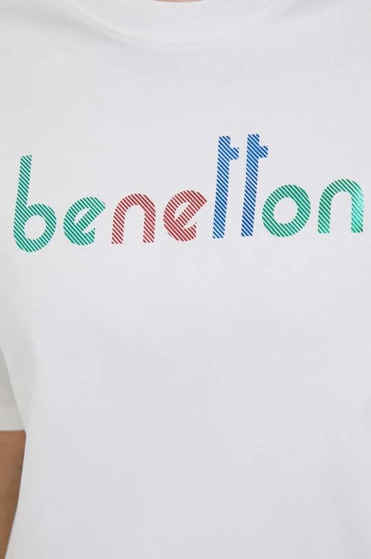 Βαμβακερό μπλουζάκι United Colors of Benetton Γυναικεία