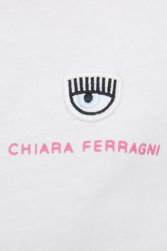 Bombažna kratka majica Chiara Ferragni Logo Classic Court Ženski