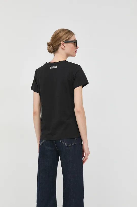 Pinko t-shirt bawełniany 100 % Bawełna