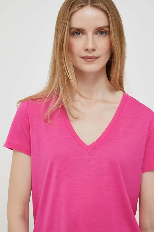ροζ Μπλουζάκι United Colors of Benetton Γυναικεία