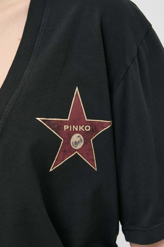 Bombažna kratka majica Pinko Ženski