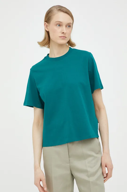 πράσινο Βαμβακερό μπλουζάκι Marc O'Polo DENIM Γυναικεία