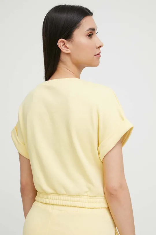 Homewear majica kratkih rukava United Colors of Benetton zlatna