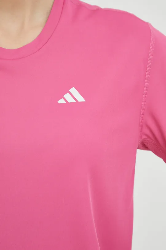różowy adidas Performance t-shirt do biegania Own the Run