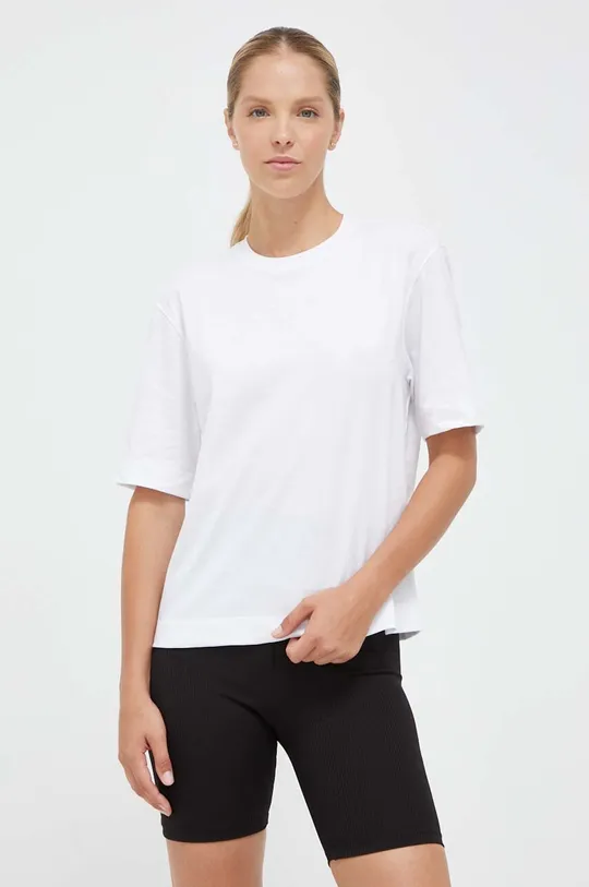 biały Calvin Klein Performance t-shirt sportowy Essentials Damski
