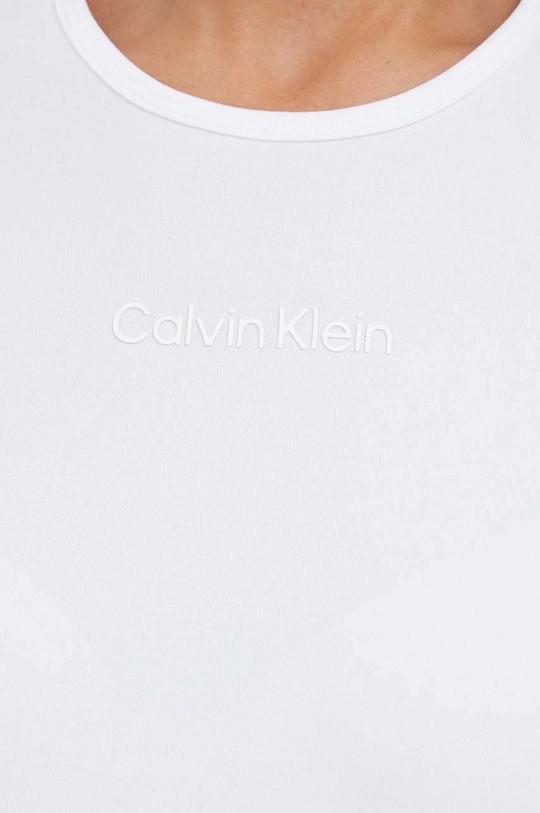 Μπλουζάκι προπόνησης Calvin Klein Performance Essentials 00GWS3K108 λευκό