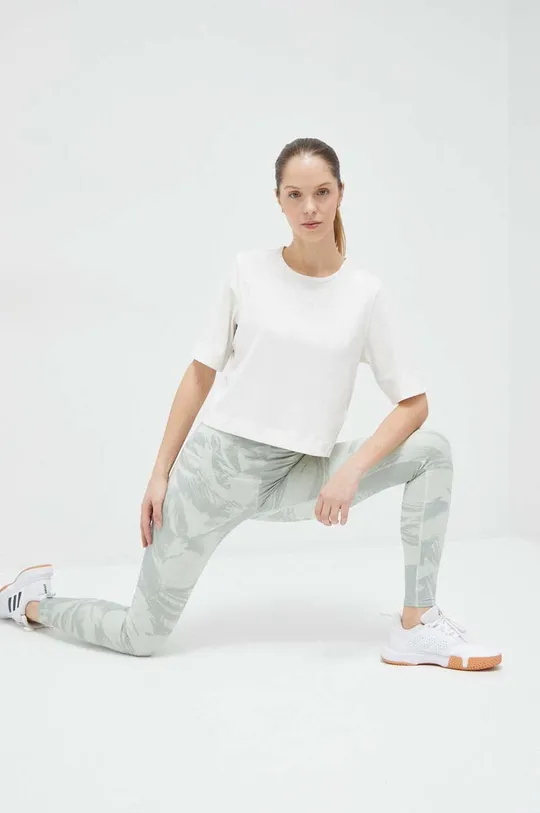 Tréningové tričko Calvin Klein Performance Essentials béžová