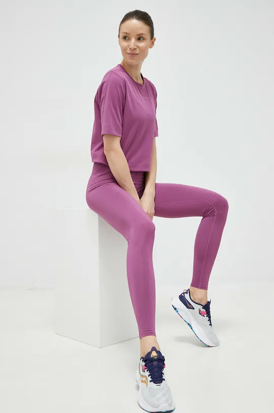 Тренувальна футболка Calvin Klein Performance Essentials фіолетовий