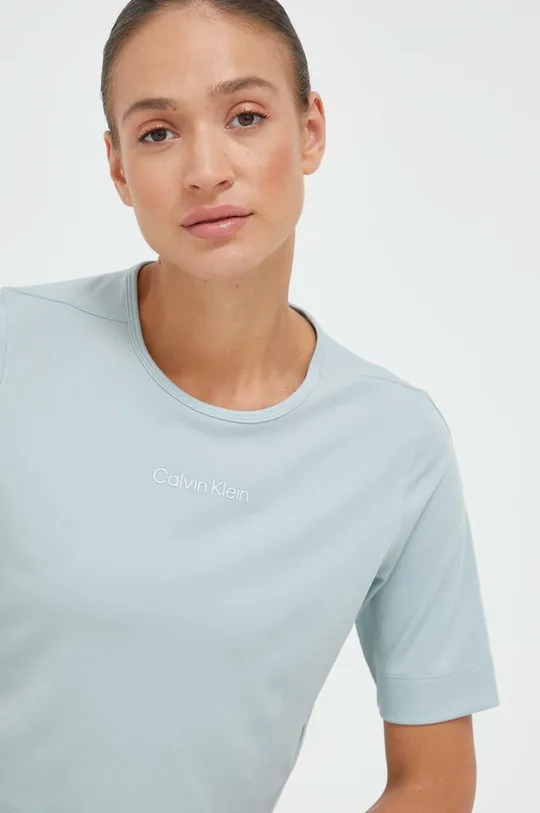 modra Kratka majica za vadbo Calvin Klein Performance Essentials