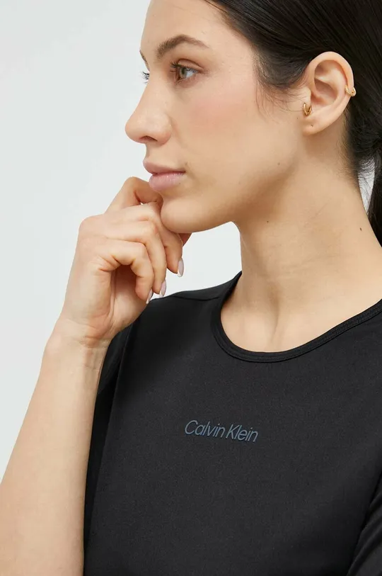 μαύρο Μπλουζάκι προπόνησης Calvin Klein Performance Essentials