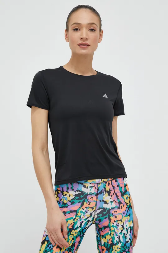 μαύρο Μπλουζάκι για τρέξιμο adidas Performance X-City Γυναικεία