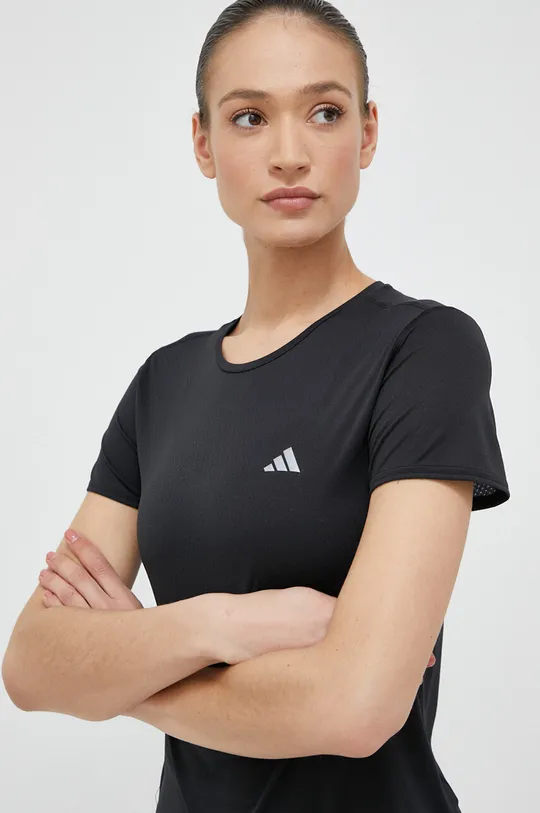 črna Kratka majica za tek adidas Performance X-City