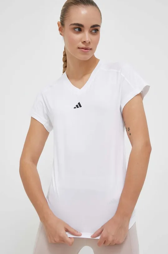 biały adidas Performance t-shirt treningowy Train Essentials Damski
