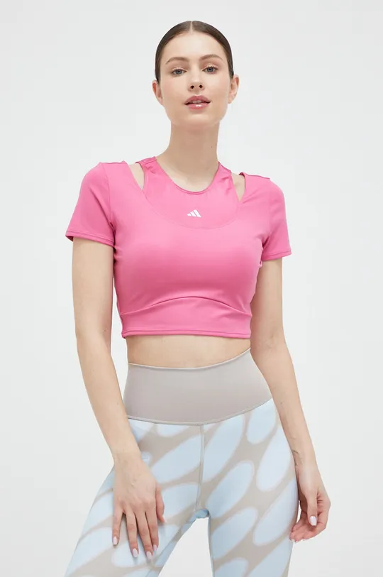 ružová Tréningové tričko adidas Performance HIIT