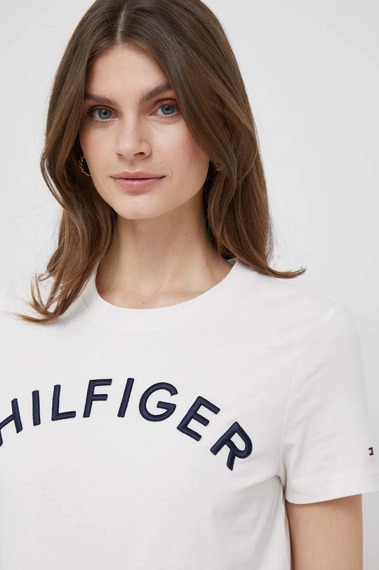 Βαμβακερό μπλουζάκι Tommy Hilfiger Γυναικεία