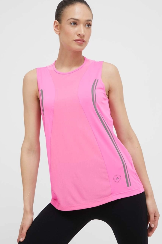 adidas by Stella McCartney top do biegania TruePace różowy