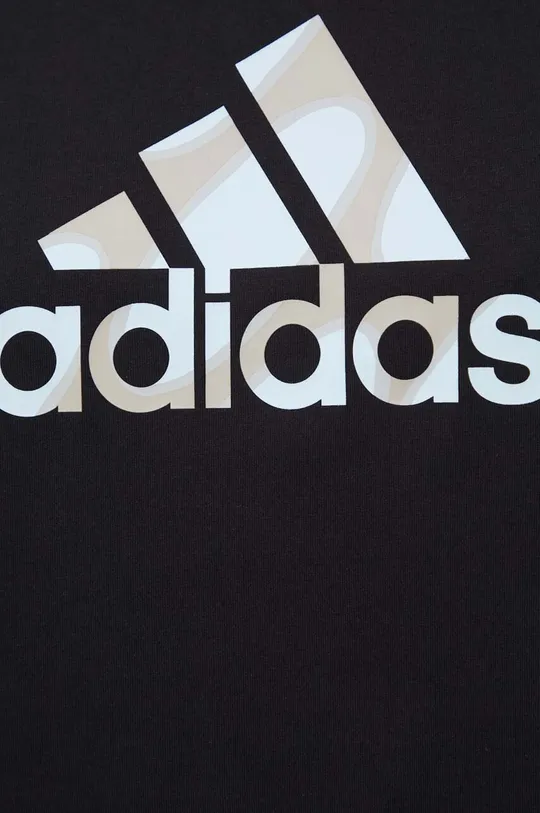 czarny adidas Performance t-shirt bawełniany x MARIMEKKO