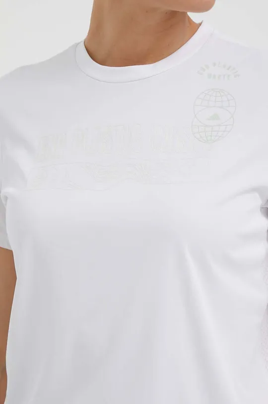 bianco adidas Performance maglietta da corsa Run for the Oceans