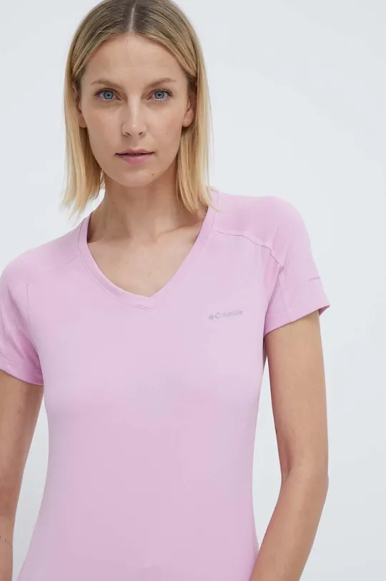 рожевий Спортивна футболка Columbia Zero Rules Жіночий