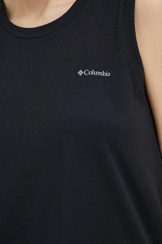 чёрный Спортивный топ Columbia Sun Trek